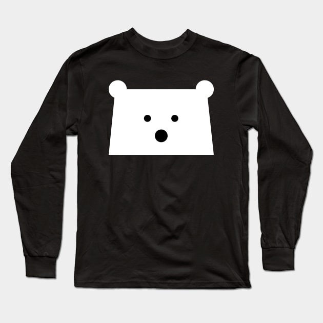 Peek-a-Boo Bear Long Sleeve T-Shirt by ABKS